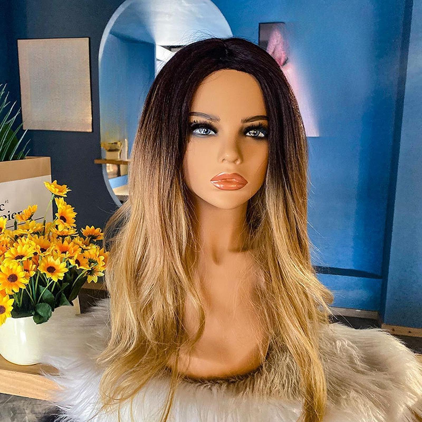 Bald Mannequin Head Professional Cosmetology Face for Wig Beauty Accessories DB01