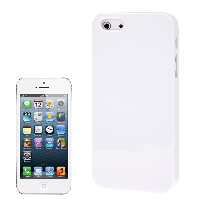 DIY 3D Sublimation Machine Blanks White Back Case Cover  for iPhone 5 & 5S (White)