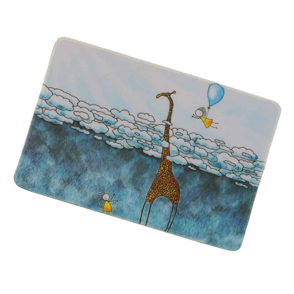 Non Slip Gaming Mouse Pad Compatible FOR PC Laptop Computer Keyboard Giraffe