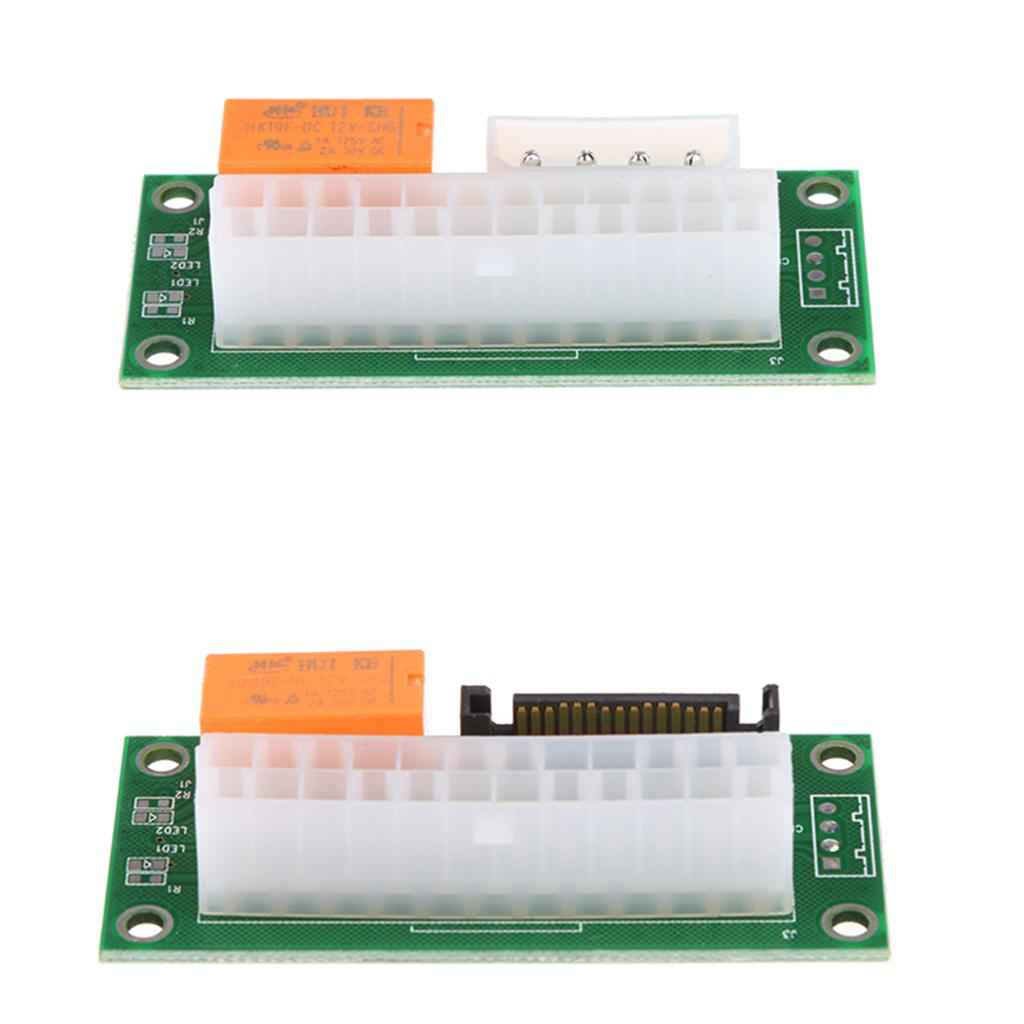 24Pin Multiple PSU Power Supply Sync Starter 4Pin Interface Connector