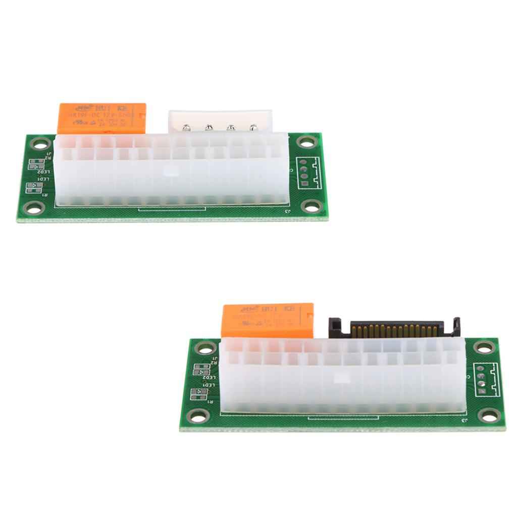 24Pin Multiple PSU Power Supply Sync Starter 4Pin Interface Connector