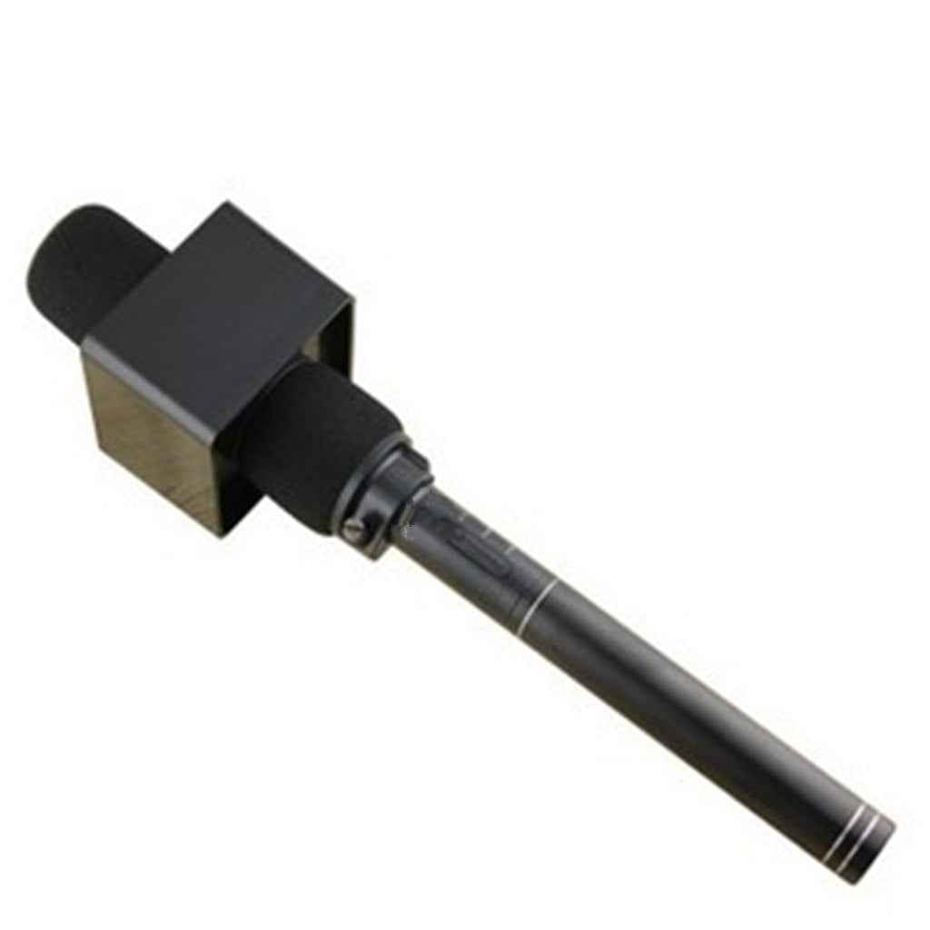Square Mic Microphone Logo Flag Station Log Interview Meeting Speech Black