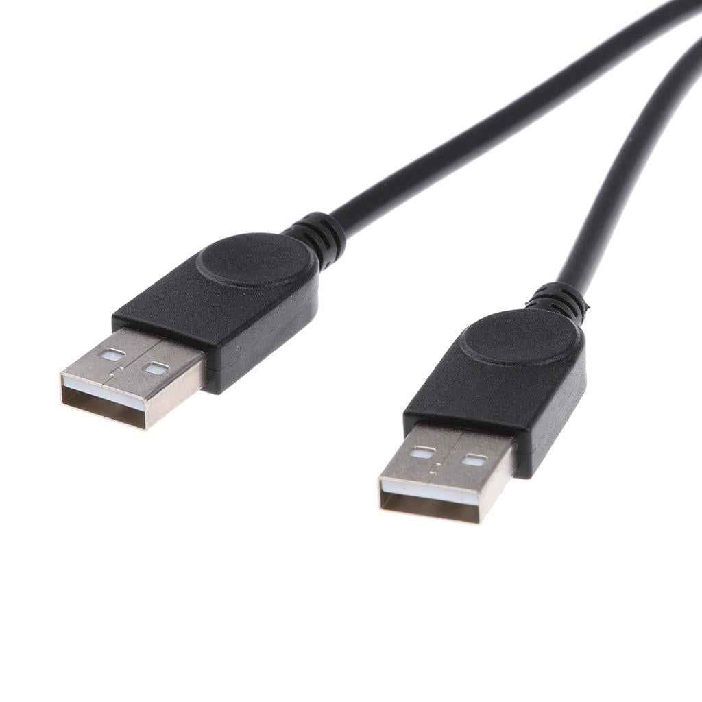 30cm USB-A Female to 2Port USB Male Y-Splitter Extension Adapter Cable