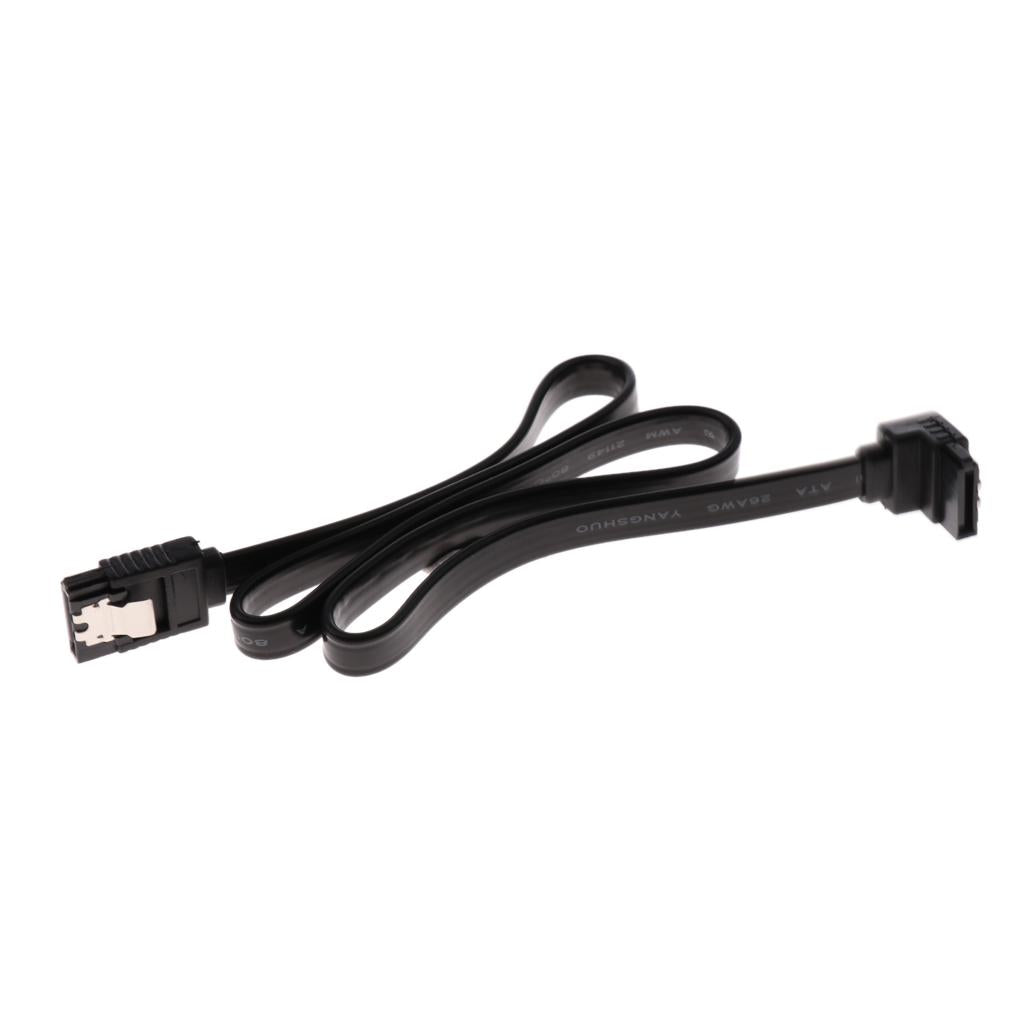 4xTwo-channel Serial Data Cable SATA3.0 SSD Solid Hard Drive Cord Line 6Gbps