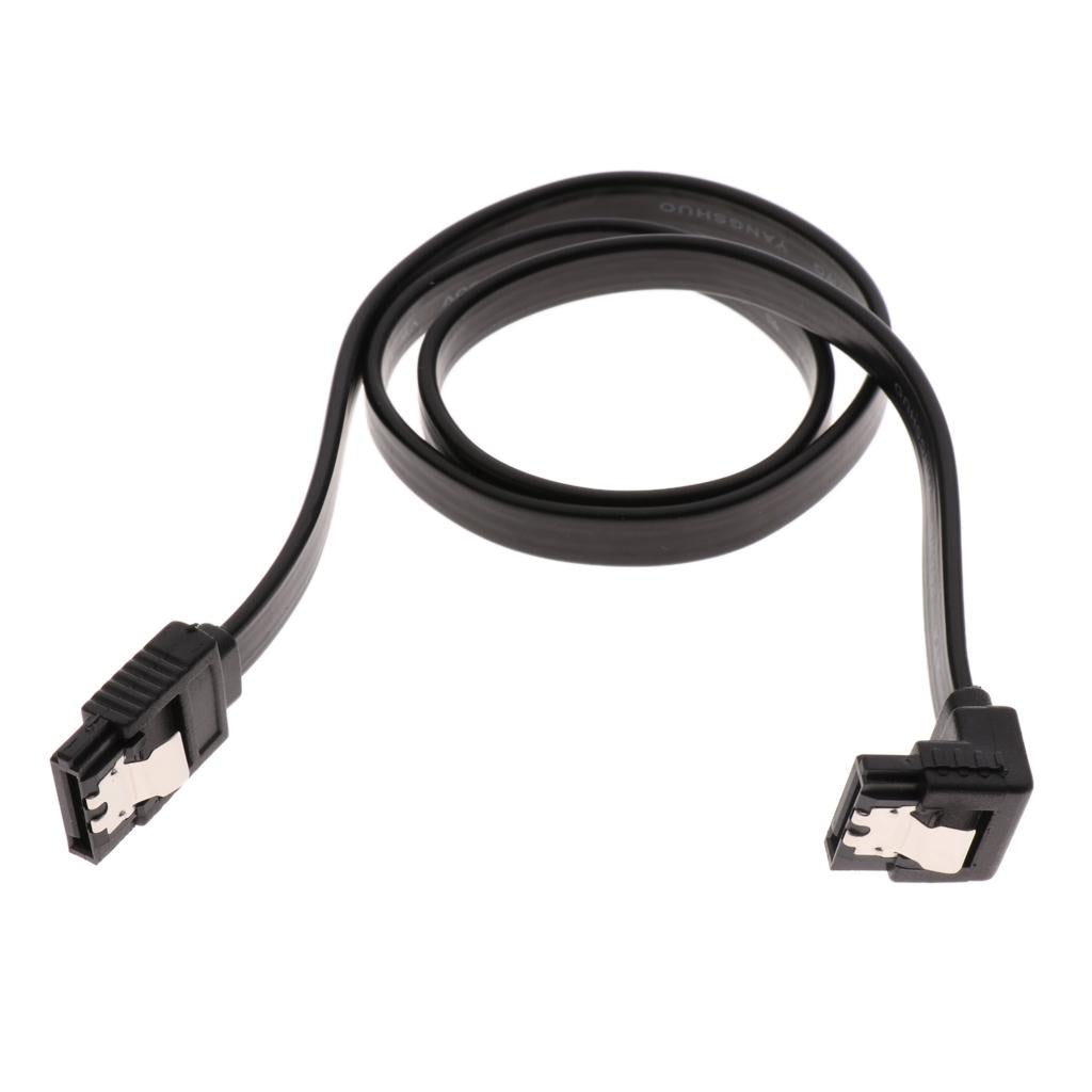 4xTwo-channel Serial Data Cable SATA3.0 SSD Solid Hard Drive Cord Line 6Gbps