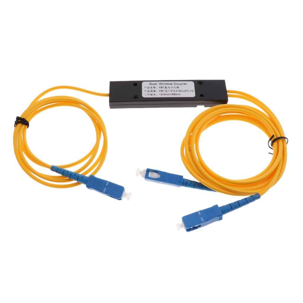 1 Piece SC 1 to 2 SC Fiber Optical Splitter FTTH Fiber Splitter For Network