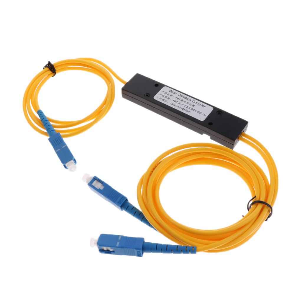 1 Piece SC 1 to 2 SC Fiber Optical Splitter FTTH Fiber Splitter For Network