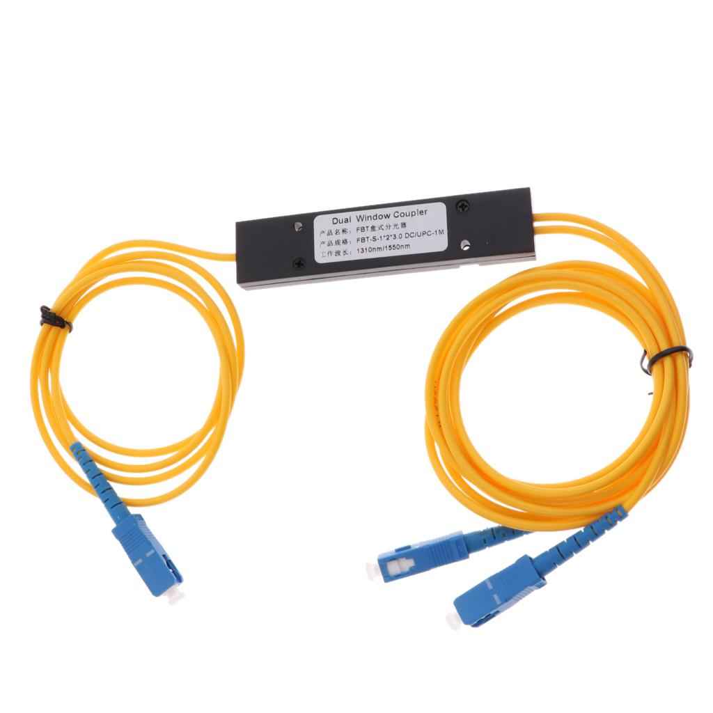 1 Piece SC 1 to 2 SC Fiber Optical Splitter FTTH Fiber Splitter For Network