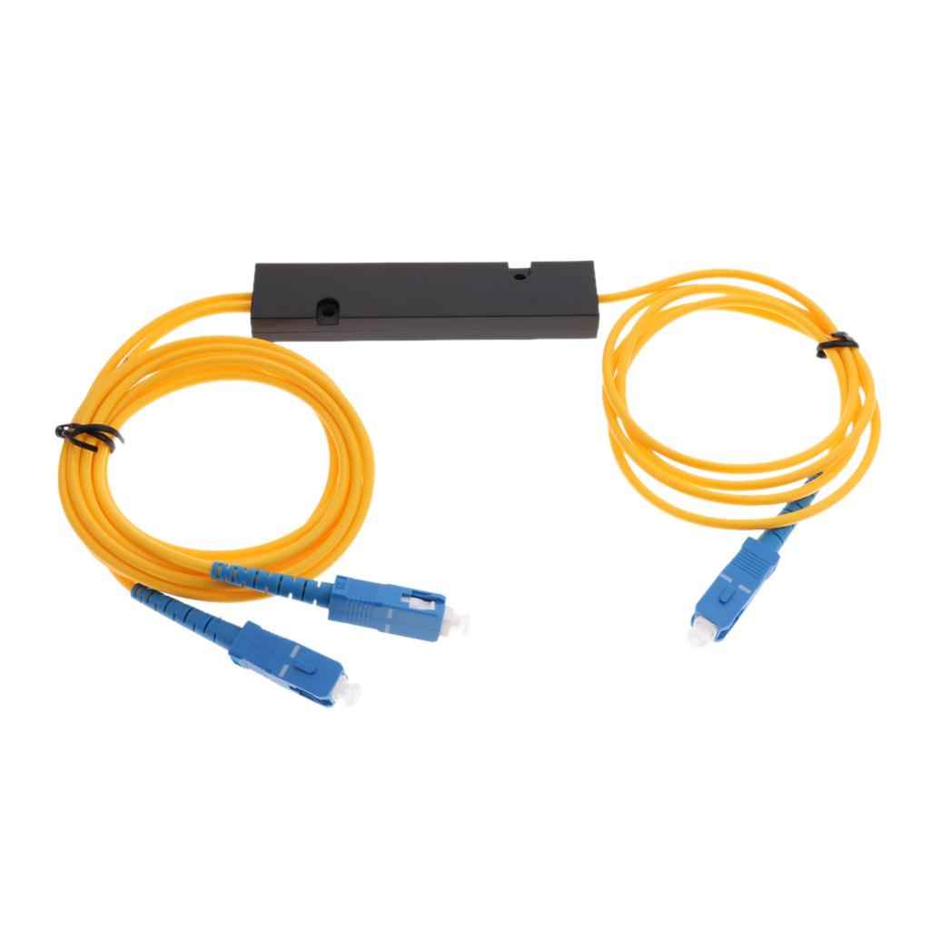 1 Piece SC 1 to 2 SC Fiber Optical Splitter FTTH Fiber Splitter For Network