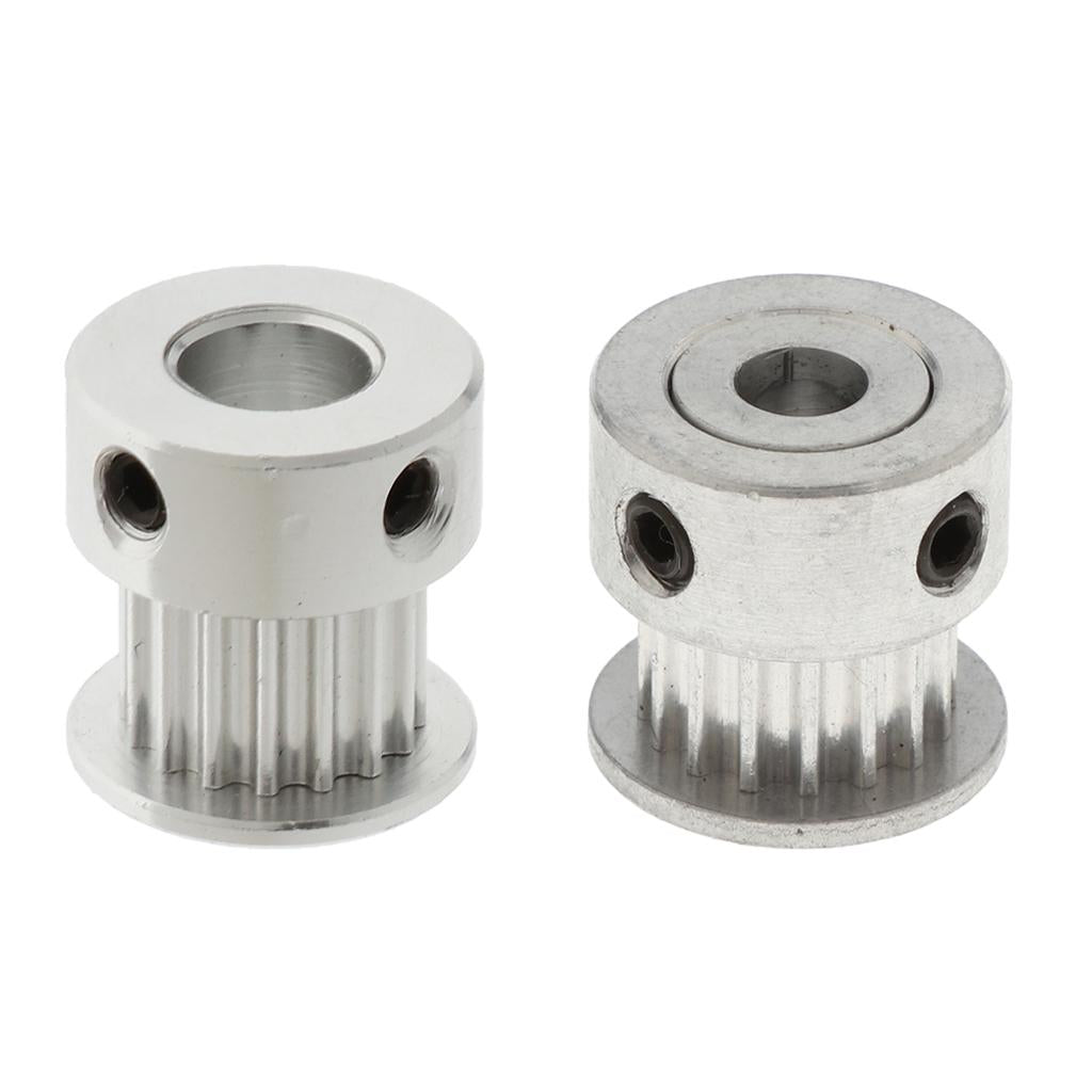 3xStainless Steel 2GT Timing Pulley Belt Gear Wheel Bore for Width Belt 5mm