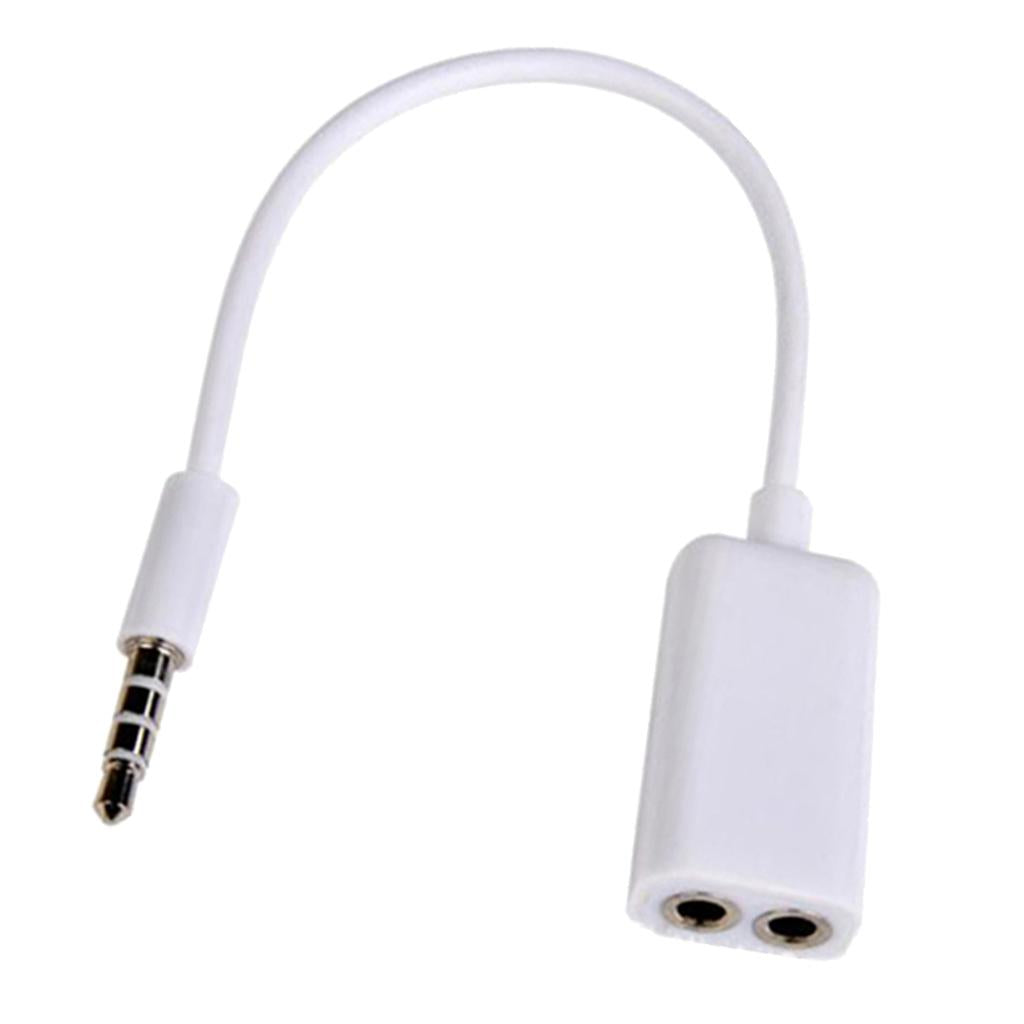 3x3.5mm Audio Cable Adapter AUX Stereo Splitter 3.5mm Male to 2 Port Female