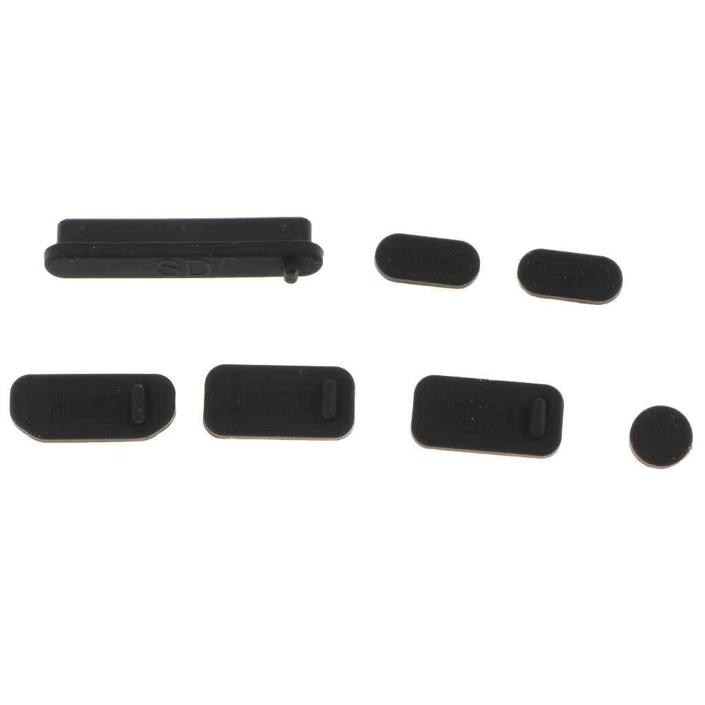 Silicone Anti-Dust Port Plug Cover Stopper Set for Xiaomi Air 12.5/13.3''Black