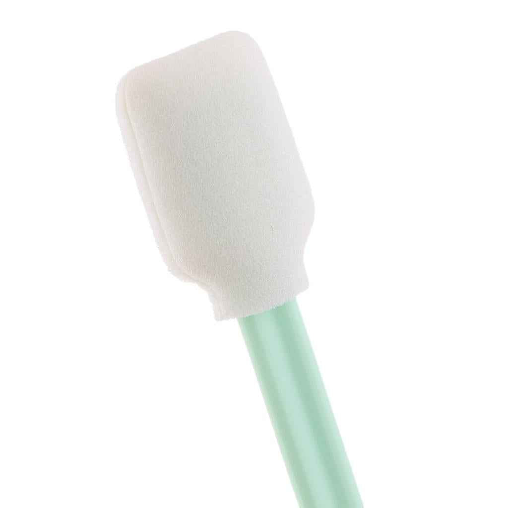 50pc 5.1" Square Rectangle Foam Cleaning Swab Sticks For Solvent Format Inkjet Printer Roland Optical Equipment