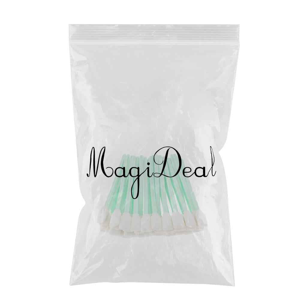 50pc 5.1" Square Rectangle Foam Cleaning Swab Sticks For Solvent Format Inkjet Printer Roland Optical Equipment