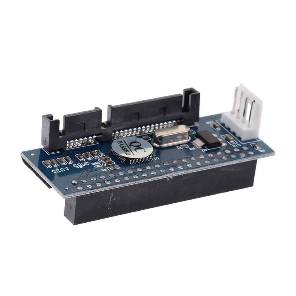 3.5'' 40Pin IDE Female To SATA 7+15P 22Pin Male Adapter PATA TO SATA Card