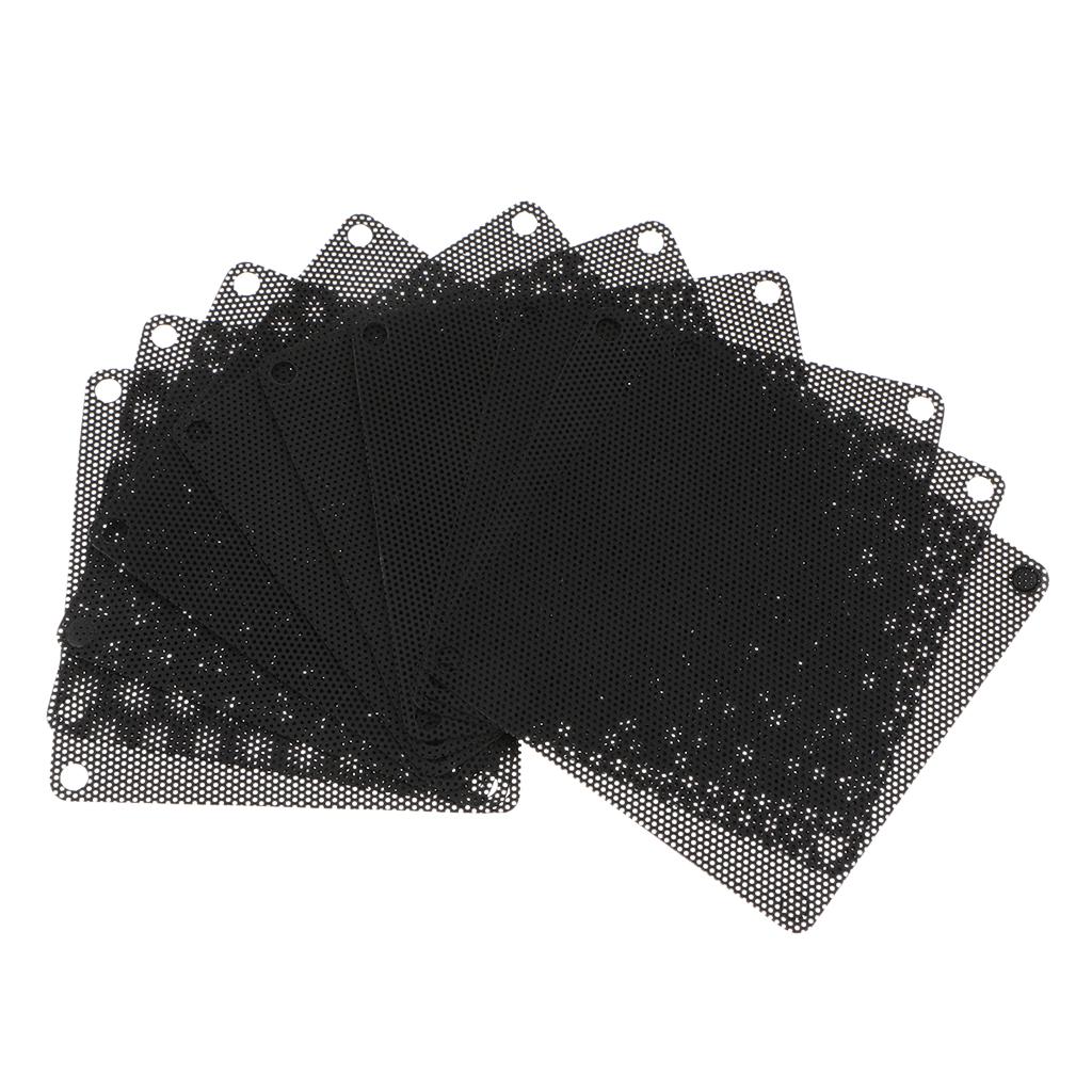 4x10Pcs Computer PC Dustproof Cooler Fan Case Cover Dust Filter Mesh 7cm