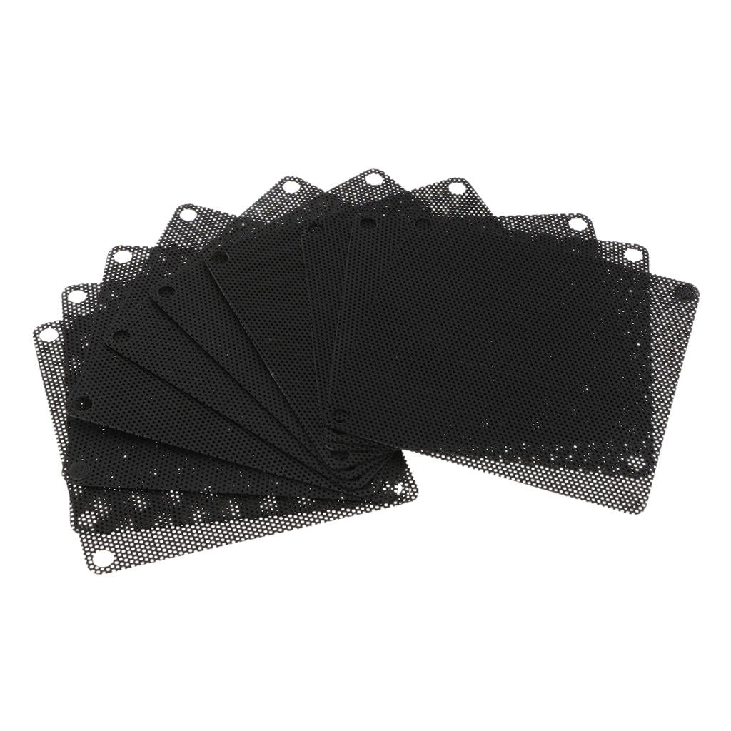 4x10Pcs Computer PC Dustproof Cooler Fan Case Cover Dust Filter Mesh 7cm