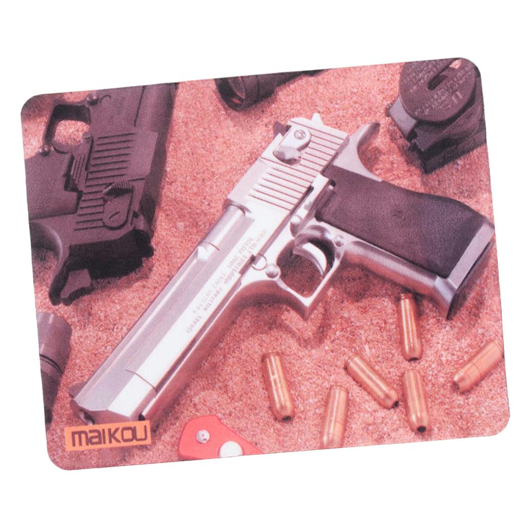 4xMaikou Gaming Mouse Pad Computer Desk Mat 18*20cm  silver