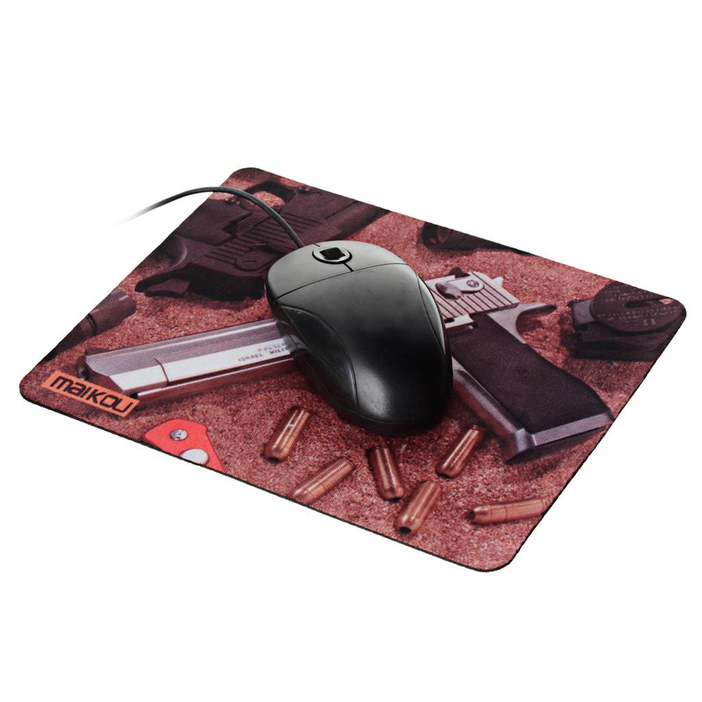 2xMaikou Gaming Mouse Pad Computer Desk Mat 18*20cm  silver