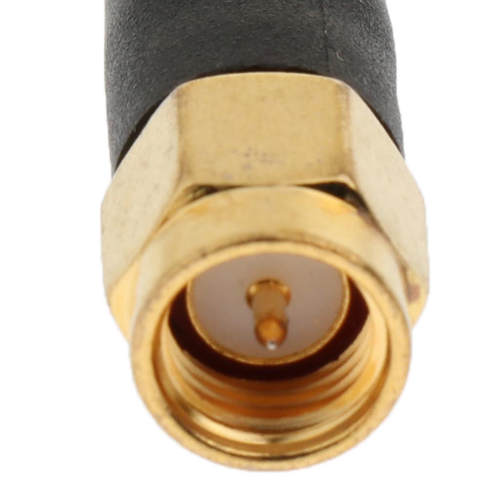 3x3cm Mini Thumb Antenna 2.4G SMA-J RF Coax Coaxial WiFi Aerial Connector