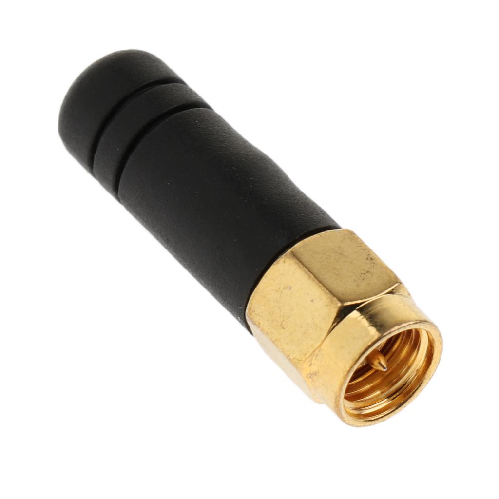 4x3cm Mini Thumb Antenna 2.4G SMA-J RF Coax Coaxial WiFi Aerial Connector