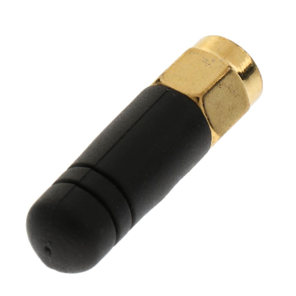 3x3cm Mini Thumb Antenna 2.4G SMA-J RF Coax Coaxial WiFi Aerial Connector