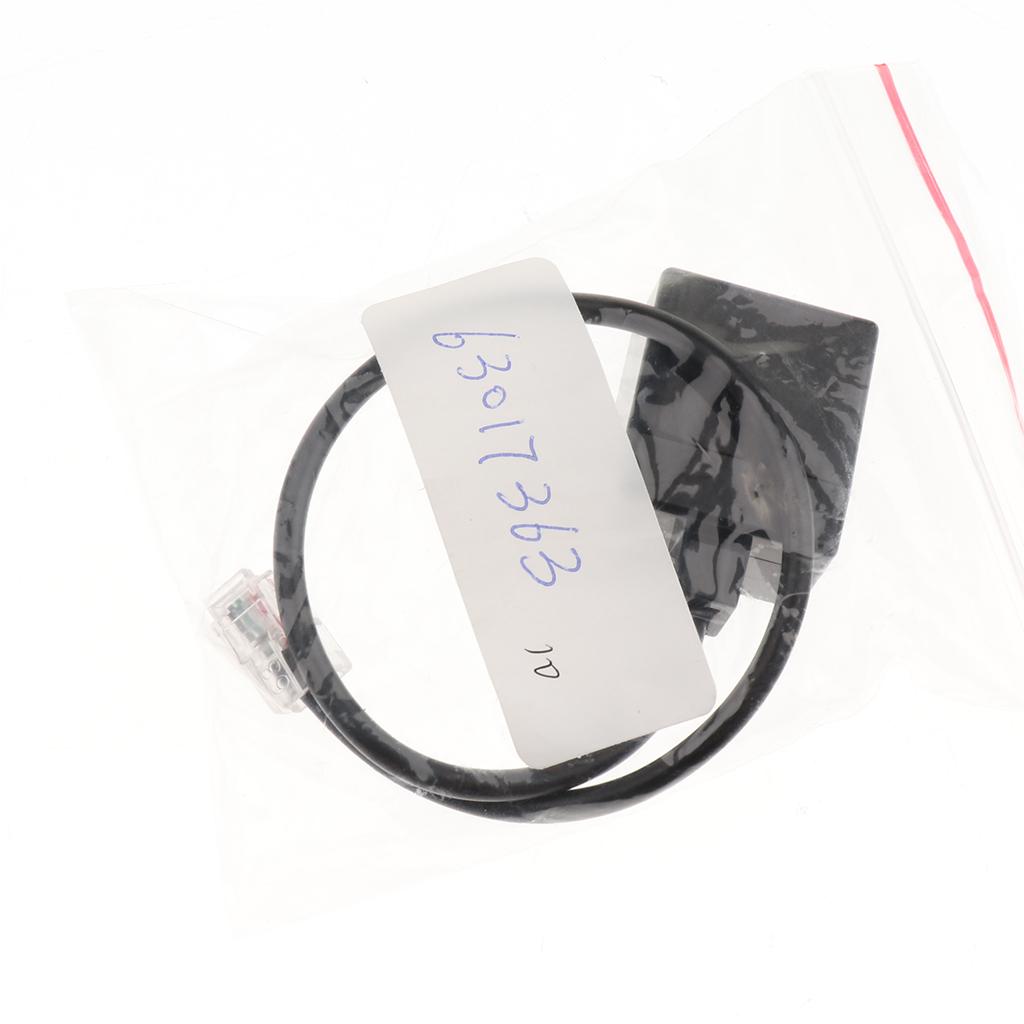 4xRJ9 4P4C Male Plug to RJ9 Modular Female Connector Handset Adapter Splitter