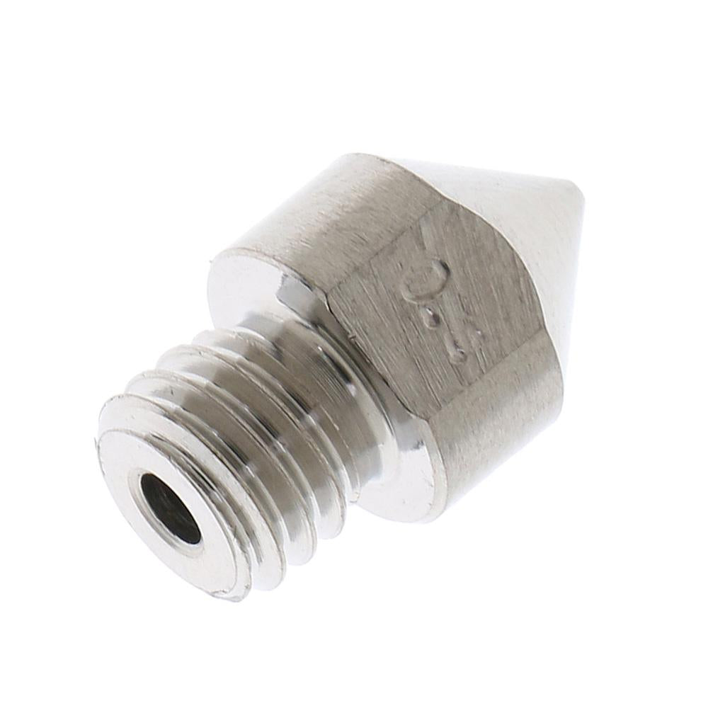 6xBrass Extruder Nozzle Head Printhead for 1.75mm Filament 3D Printer 0.4mm
