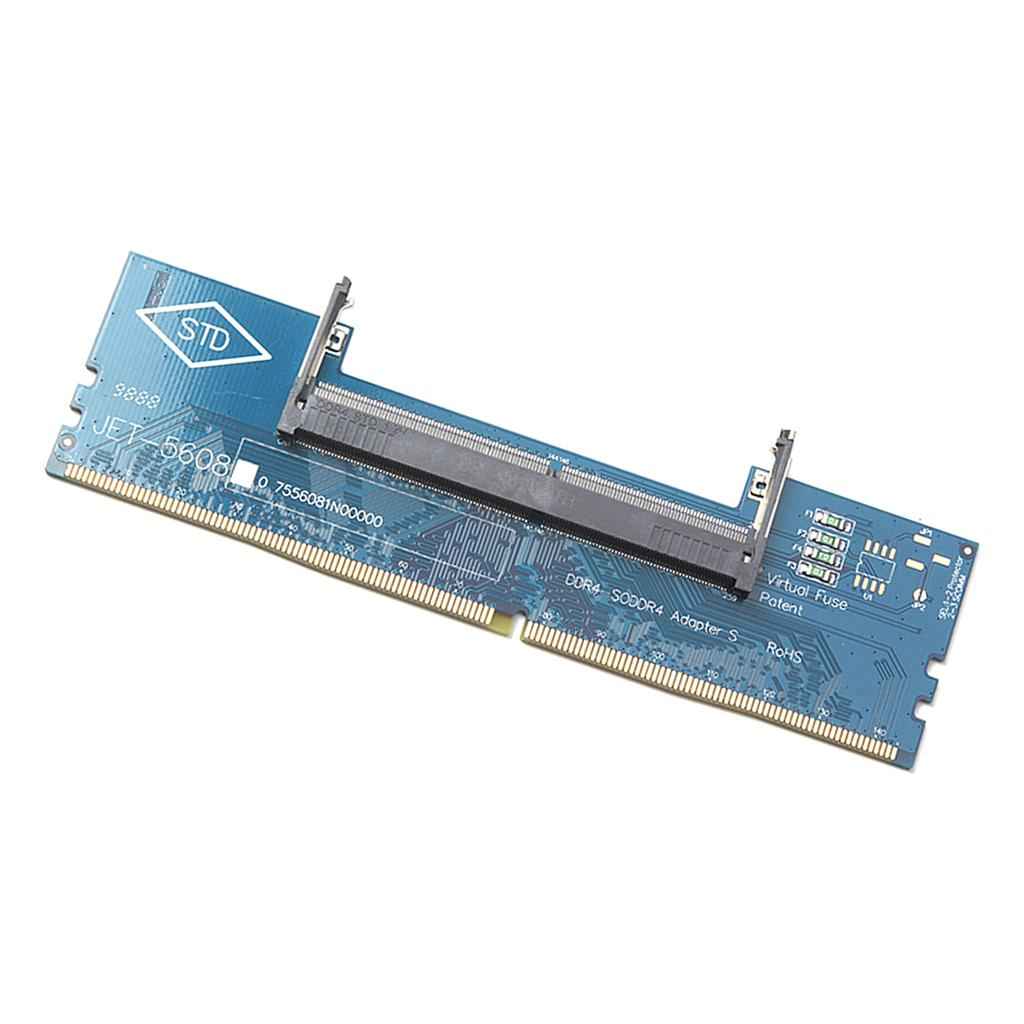 Laptop DDR4 RAM to Desktop Adapter Card Memory Tester DIMM to DDR4 Converter