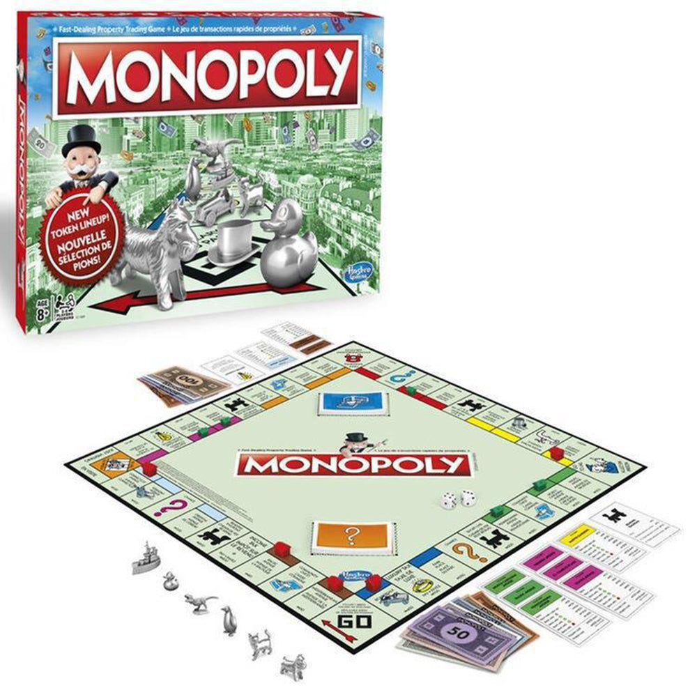 Monopoly Board Game Family Party Game for Kids, Teens and Adults