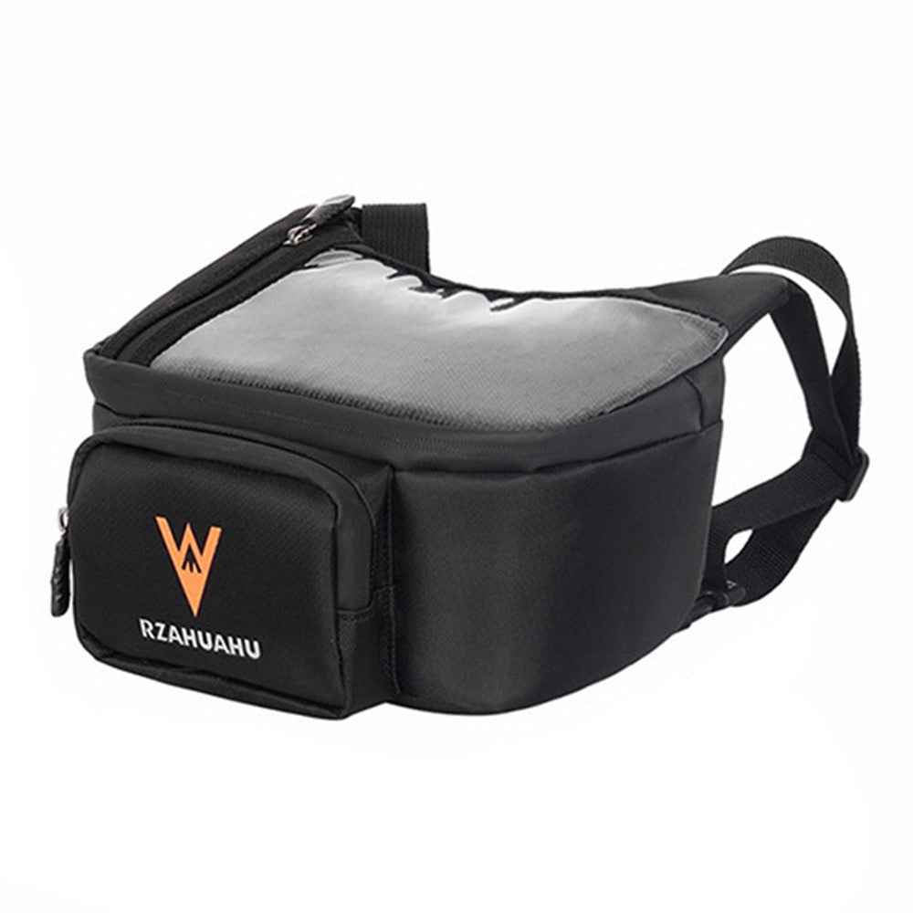 RZAHUAHU Multifunctional Front Handlebar Bag Waterproof Touchscreen Phone Pouch for Navigation Cycling