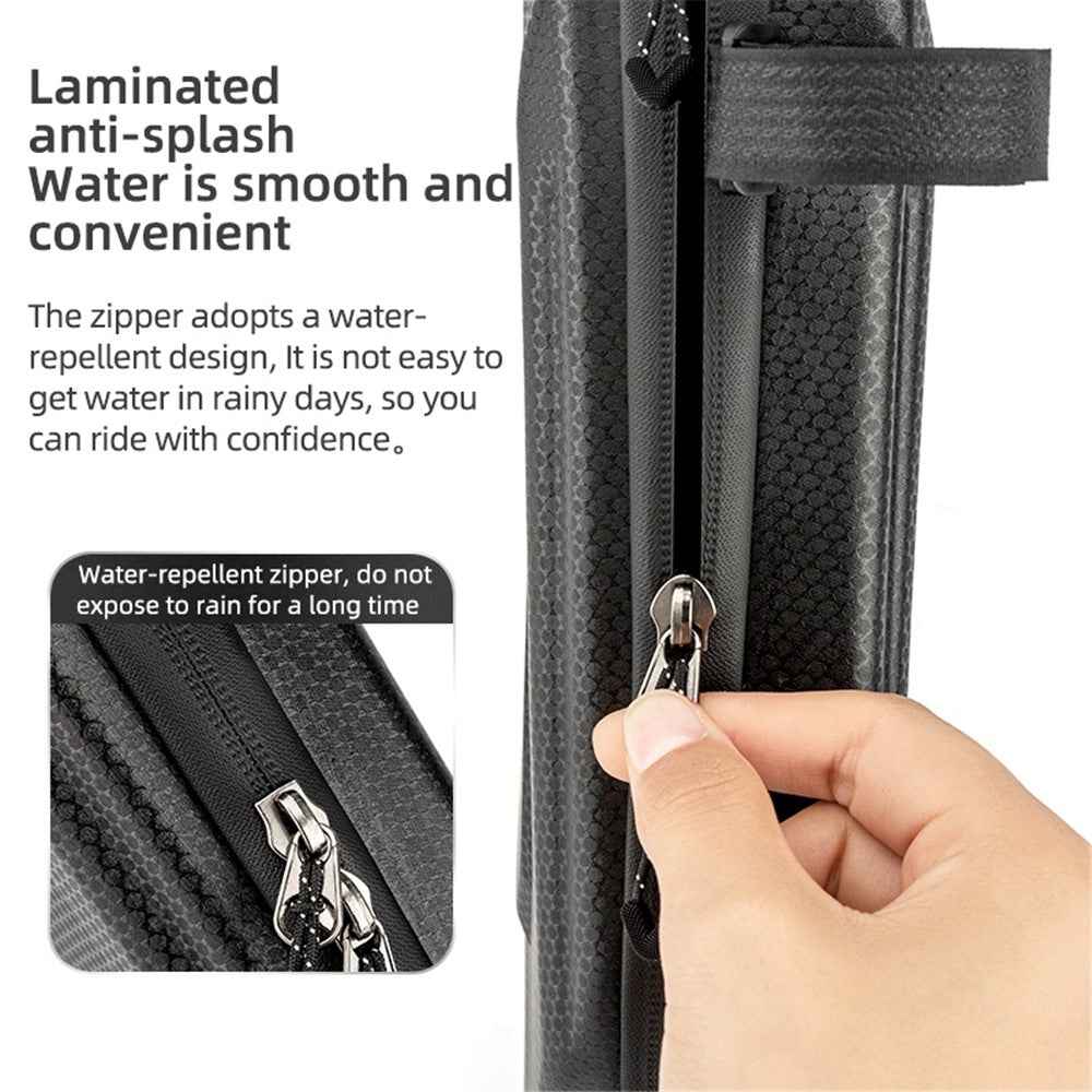 ROCKBROS CM300 Reflective Hard Shell Motorcycle Side Bag Waterproof Tool Bag - B106 / Left