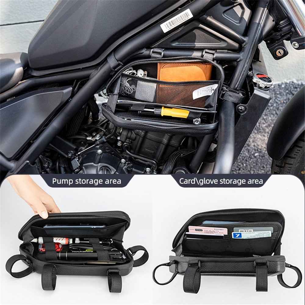 ROCKBROS CM300 Reflective Hard Shell Motorcycle Side Bag Waterproof Tool Bag - B106 / Right