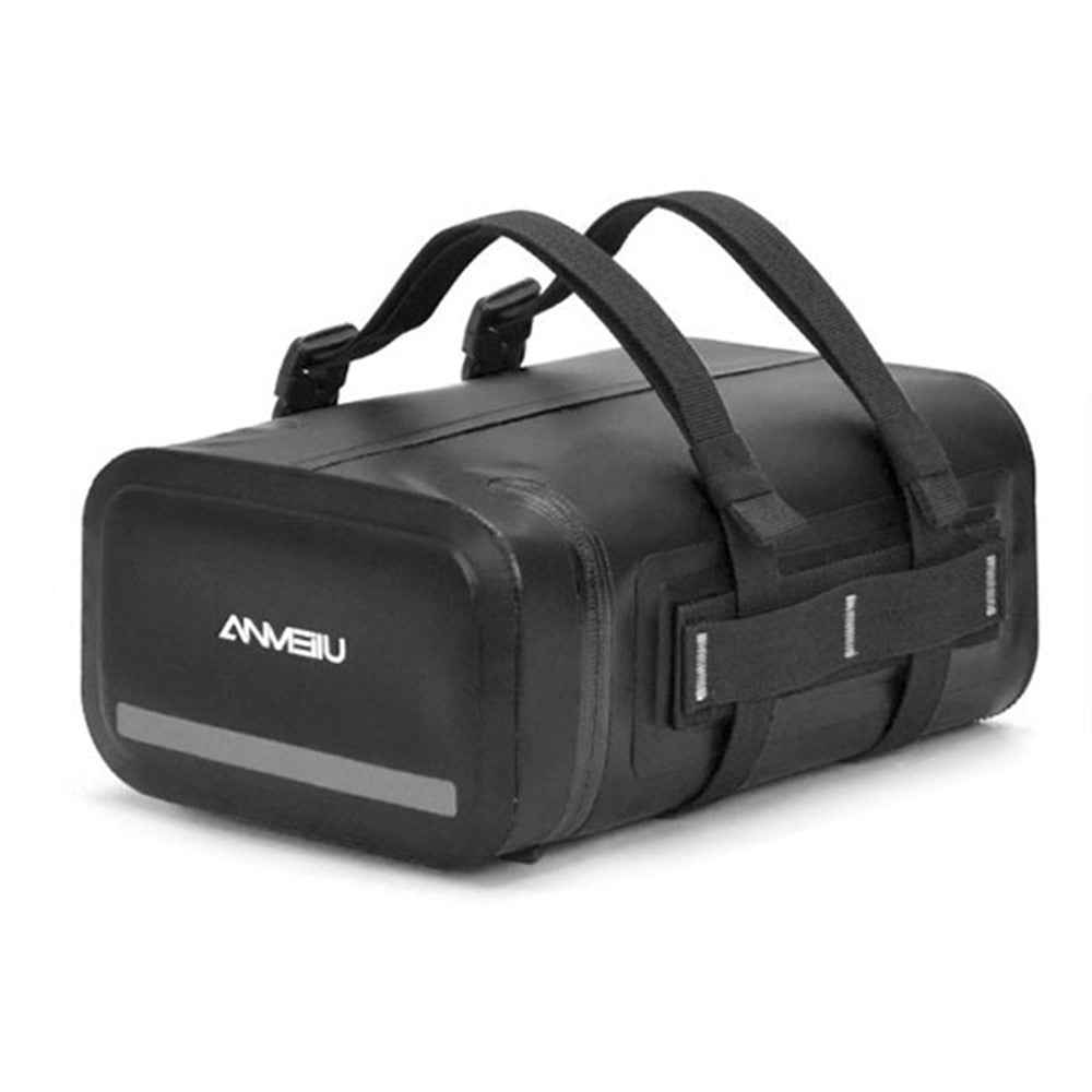 ANMEILU 7036 5L Electric Vehicle Rear Seat Storage Bag Waterproof Motorcycle Luggage Tail Bag - Black