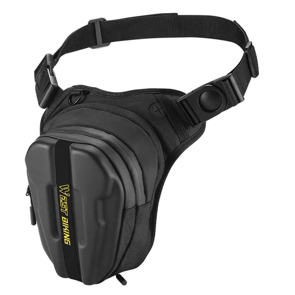 WEST BIKING YP0707352 Motorcycle Leg Bag Oil Tank Bag Crossbody Bag - Black