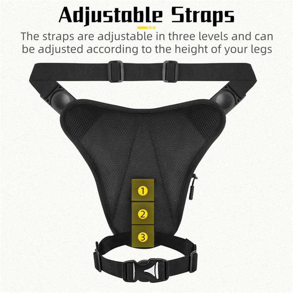 WEST BIKING YP0707352 Motorcycle Leg Bag Oil Tank Bag Crossbody Bag - Black