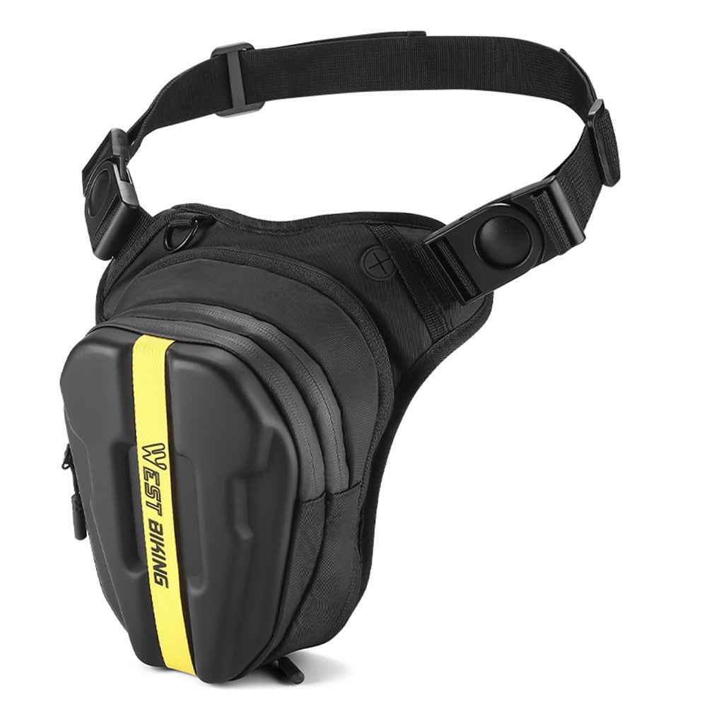 WEST BIKING YP0707352 Motorcycle Leg Bag Oil Tank Bag Crossbody Bag - Yellow