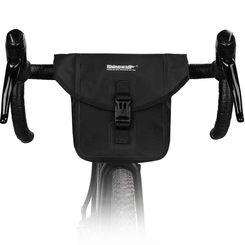 RHINOWALK F80 3.5L Motorcycle Bag Waterproof Storage Pouch with Shoulder Strap - Black