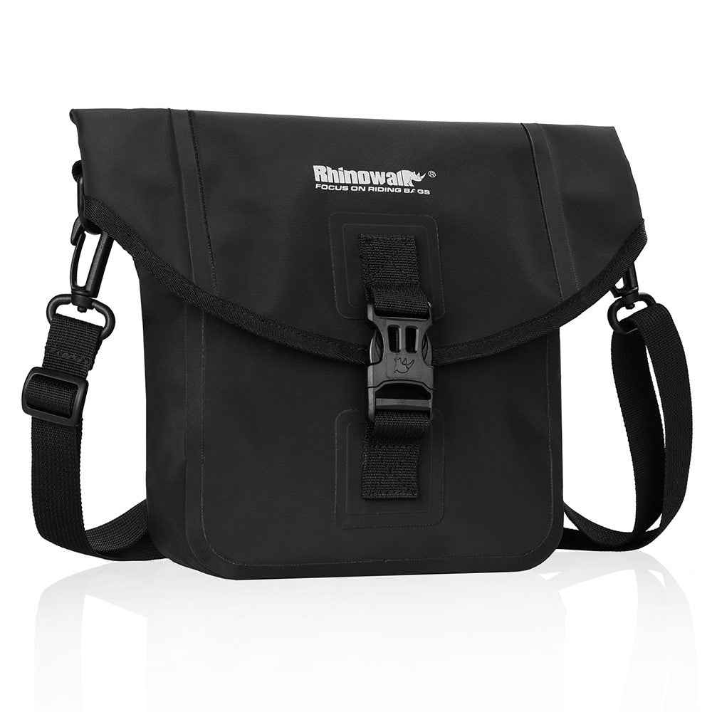 RHINOWALK F80 3.5L Motorcycle Bag Waterproof Storage Pouch with Shoulder Strap - Black