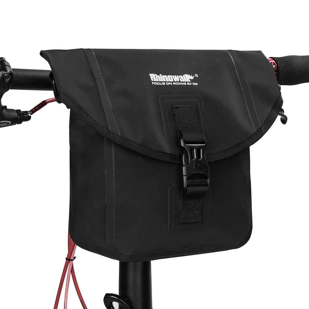 RHINOWALK F80 3.5L Motorcycle Bag Waterproof Storage Pouch with Shoulder Strap - Black
