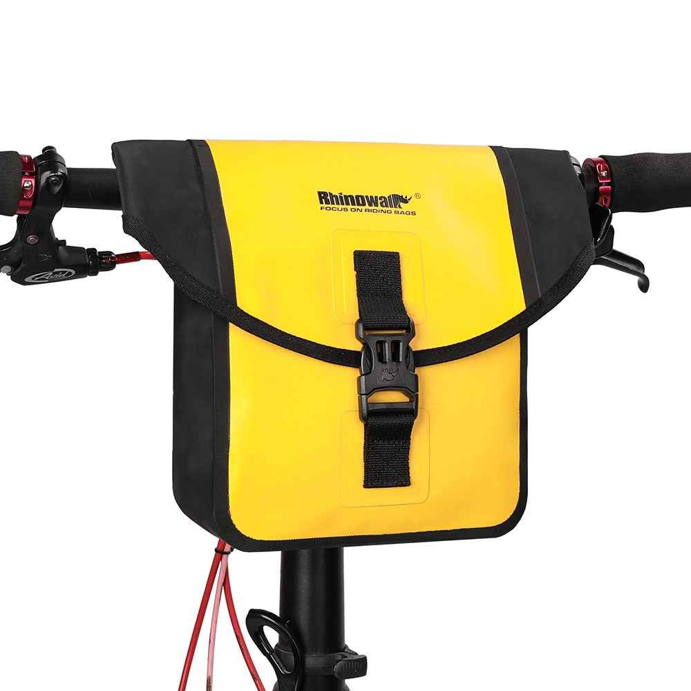 RHINOWALK F80 3.5L Motorcycle Bag Waterproof Storage Pouch with Shoulder Strap - Yellow