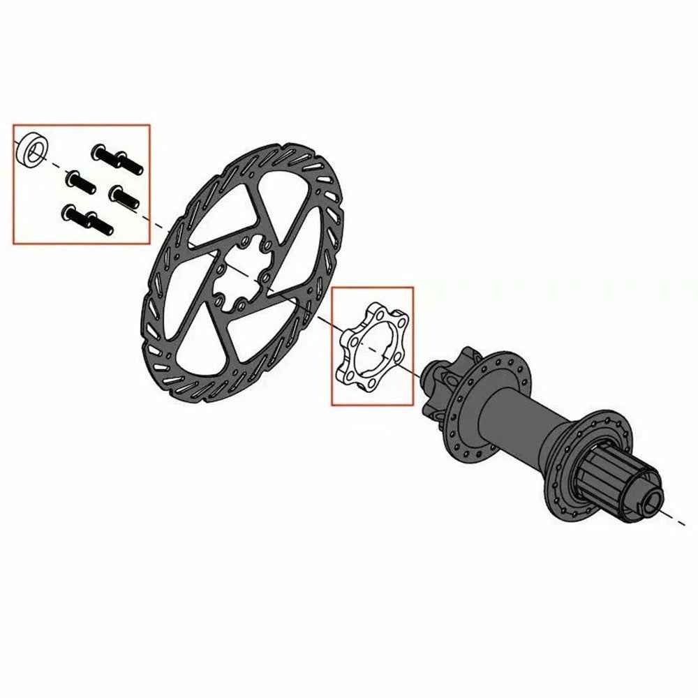 ZTTO 142148 Bicycle Bottom Bracket Spacer Aluminium Alloy Flywheel Hub Washer Bicycle Hub Conversion Washer - 142x12 to 148x12
