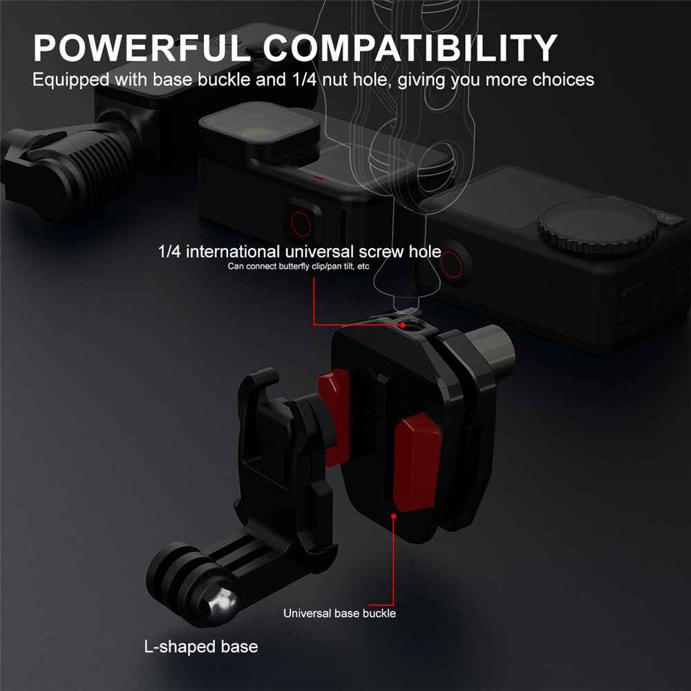 FLW429 Motorcycle Windshield Clip Camera Clamp Mount Accessories Phone Holder