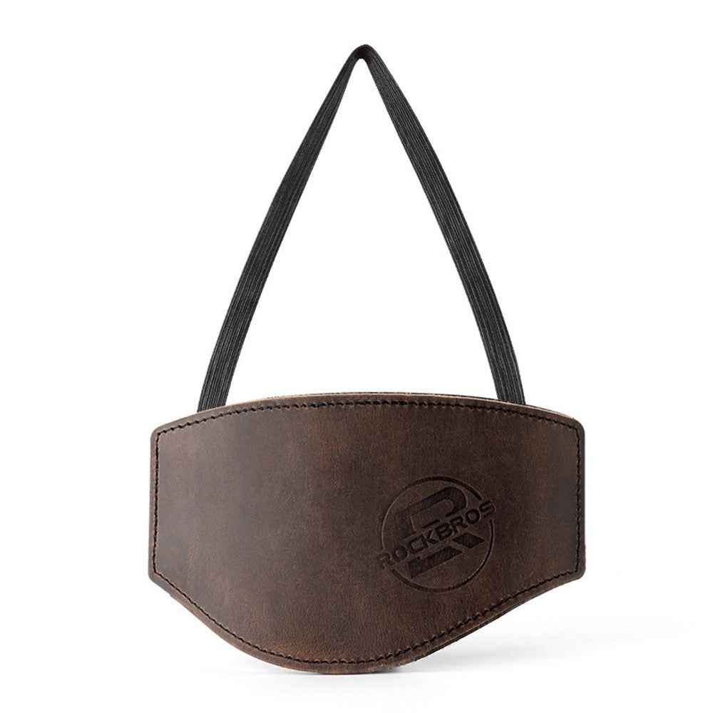 ROCKBROS MTB002 Motorcycle Shift Lever Shoe Cover Non-slip Leather Shoes Protection Gear Shift Pad - Bronze