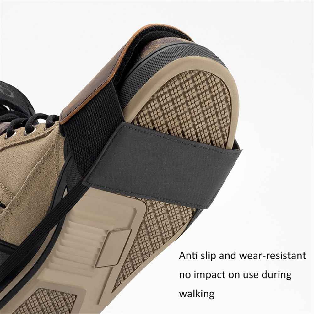 ROCKBROS MTB002 Motorcycle Shift Lever Shoe Cover Non-slip Leather Shoes Protection Gear Shift Pad - Bronze