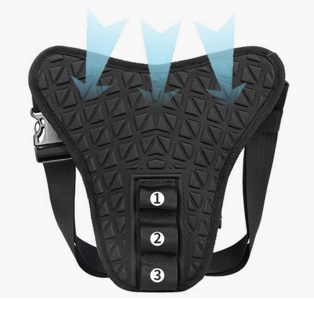 RZAHUAHU Waterproof Motorcycle Leg Bag Waist Pouch Expandable Riding Pack Crossbody Bag