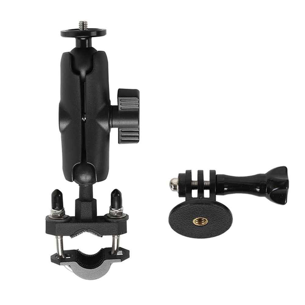 For GoPro 11 / 10  / Insta360 One R Motorcycle Sports Camera Mount Holder Adjustable Support Stand - Handlebar Mount