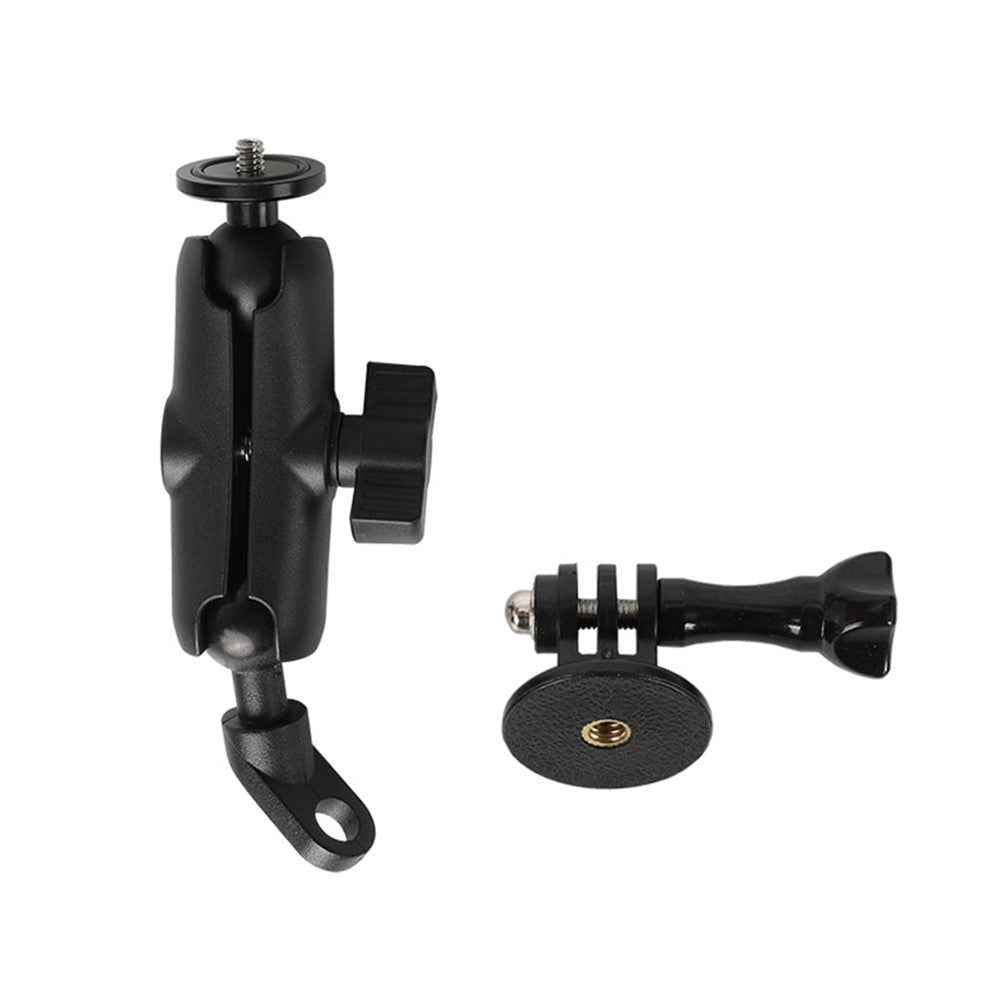 For GoPro 11 / 10  / Insta360 One R Motorcycle Sports Camera Mount Holder Adjustable Support Stand - Rearview Mirror Mount