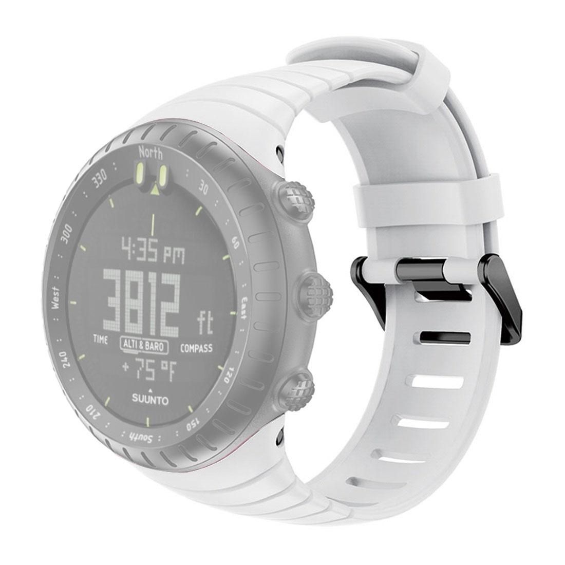 Smart Watch Silicone Wrist Strap Watchband for Suunto Core (White)