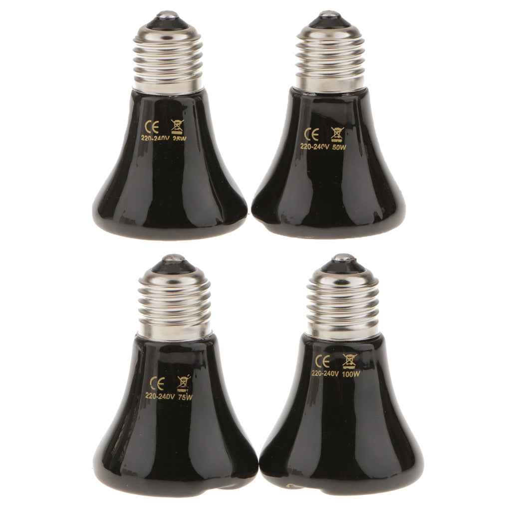 Infrared Ceramic Emitter Heat Light Bulb Lamp for Reptile Pet Brooder 100W